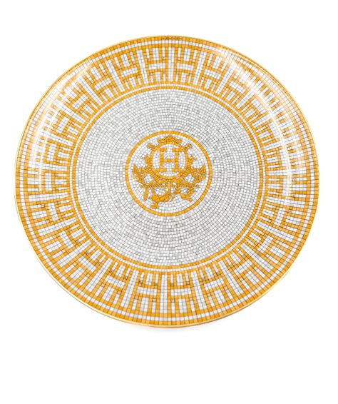 hermes mosaic plate